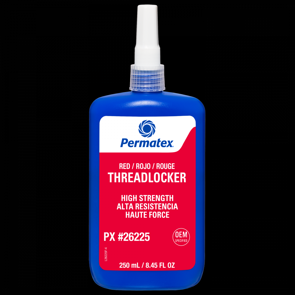 Permatex® Red High Strength 262 Threadlocker, 250mL Bottle
