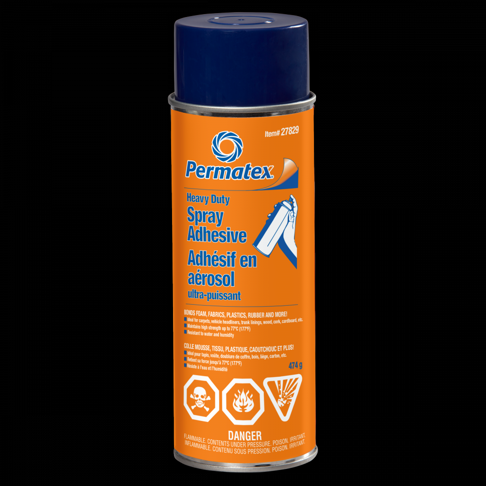 Permatex® Heavy Duty Spray Adhesive, 474g Aerosol