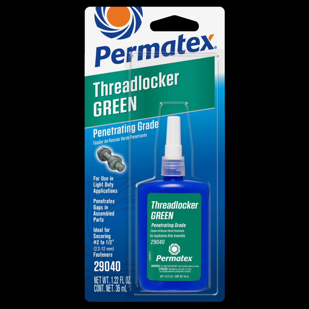 Permatex® Green Penetrating 290 Threadlocker, 36mL Bottle
