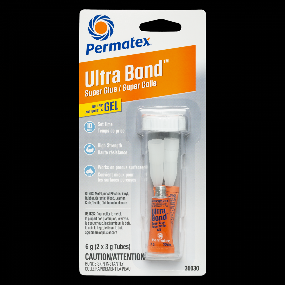 Permatex® Ultra Bond® Super Glue Gel, 2g Tube