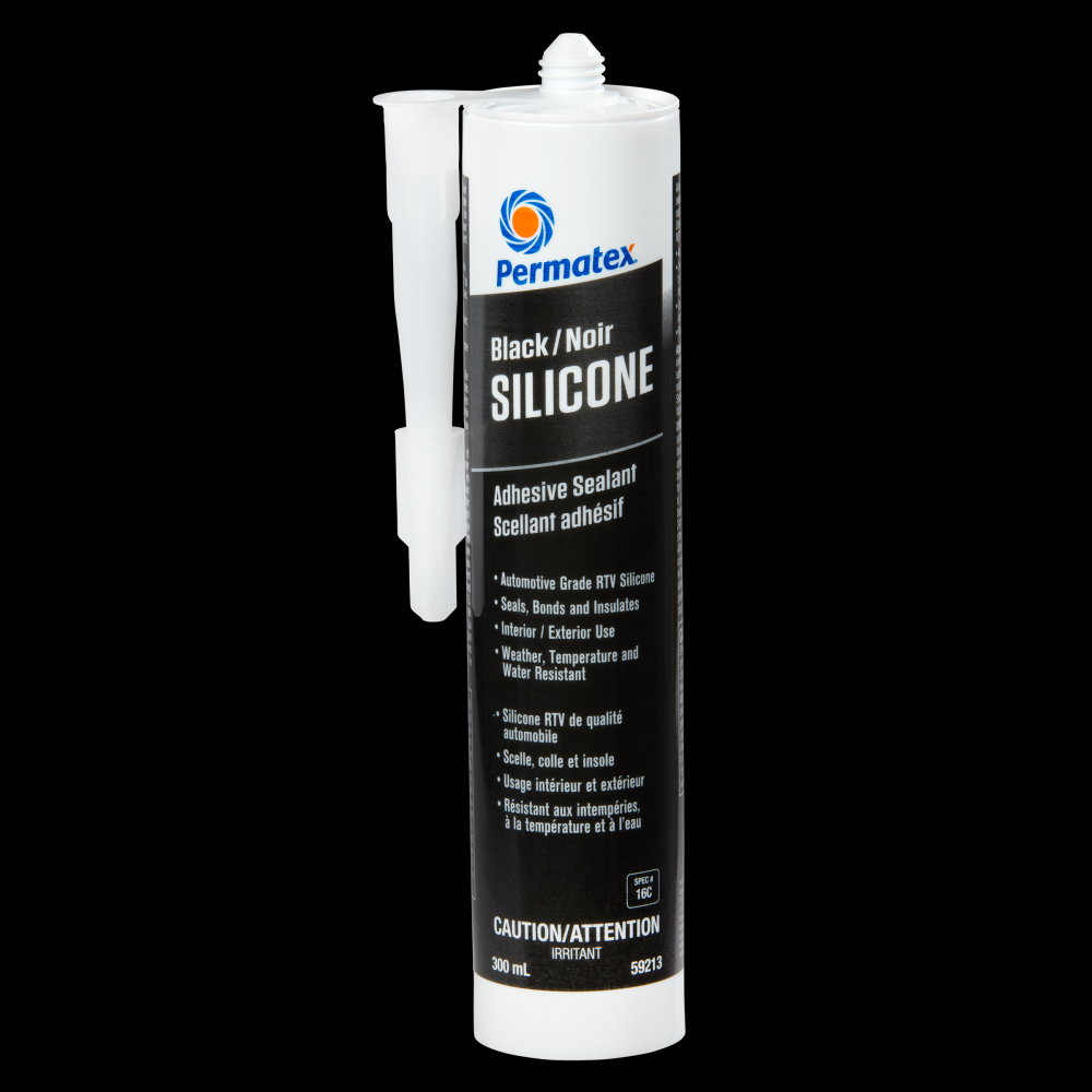 Permatex® Black RTV Silicone Adhesive Sealant 16C, 300mL Cartridge