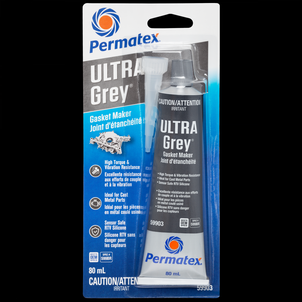Permatex® Ultra Grey® Gasket Maker 599BR, 80mL Tube