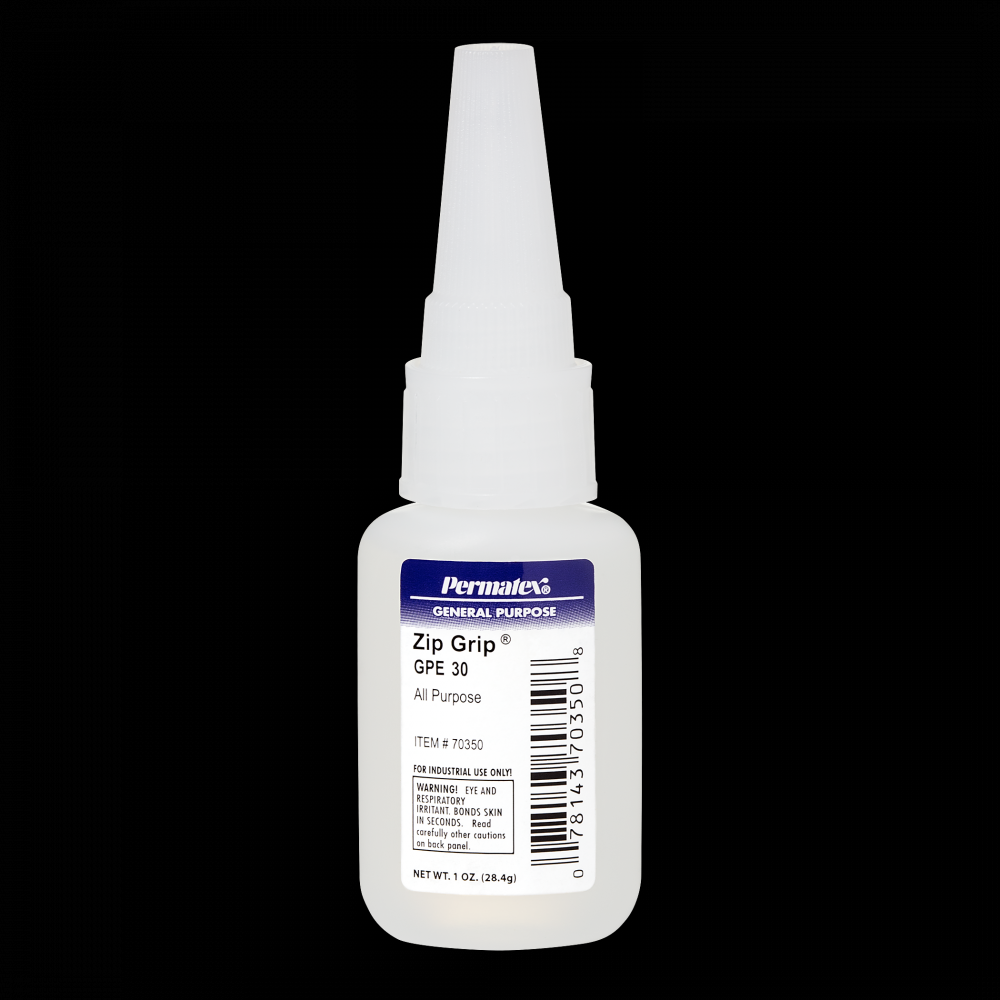 Permatex® Zip Grip® Instant Adhesive, GPE 30, 28.4g Bottle