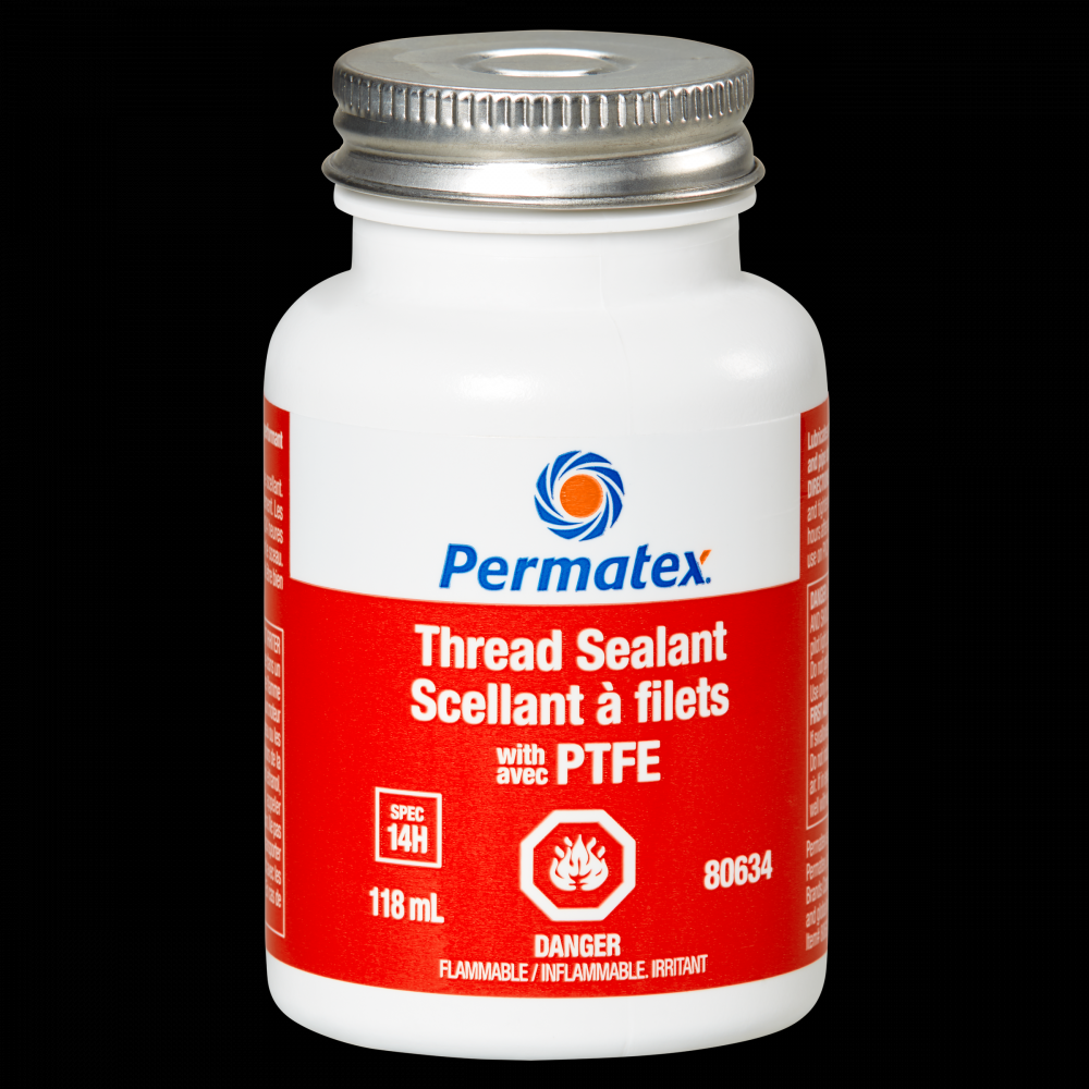 Permatex® Thread Sealant 14H with PTFE, 118mL Can