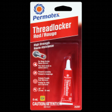 Permatex 26207 - Permatex® Red High Strength 262 Threadlocker, 6mL Tube