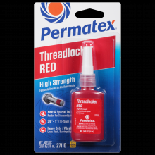 Permatex 27110 - Permatex® Red High Strength 271 Threadlocker, 10mL Bottle