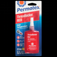 Permatex 27240 - Permatex® Red High Temperature 272 Threadlocker, 36mL Bottle