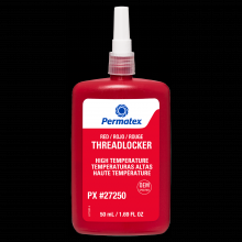 Permatex 27250 - Permatex® Red High Temperature 272 Threadlocker, 50mL Bottle