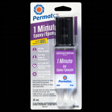Permatex 84162 - Permatex® 1 Minute Epoxy, 25mL Syringe