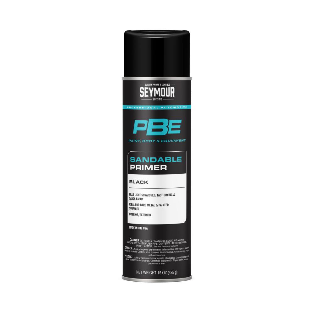 PBE Professional Primer Spray Paint, Sandable  Black (15 oz.)