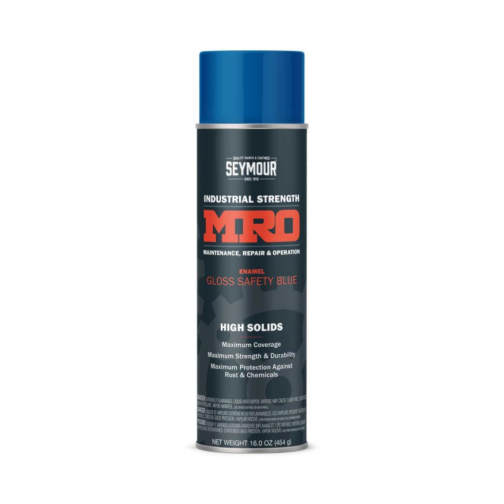 620-1427 Seymour Industrial MRO High Solid Enamel Spray Paint, Safety Blue (16 oz.)