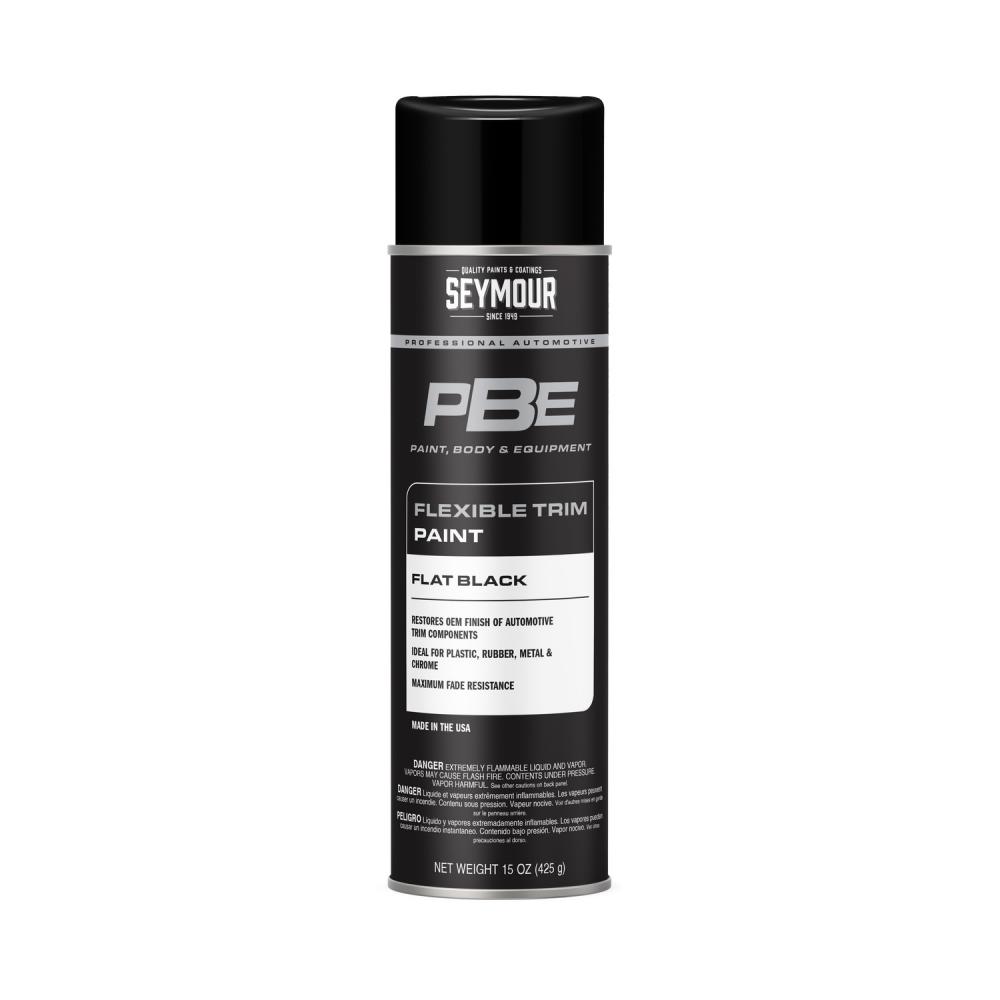 PBE Professional Trim Spray Paint, Flat Black  (15 oz.)