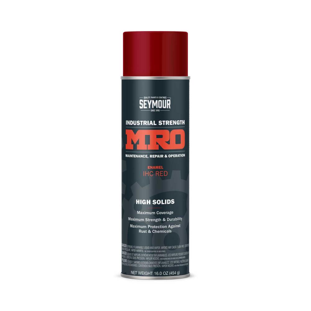 620-1441 Seymour Industrial MRO High Solid Enamel Spray Paint, IHC Red (16 oz.)