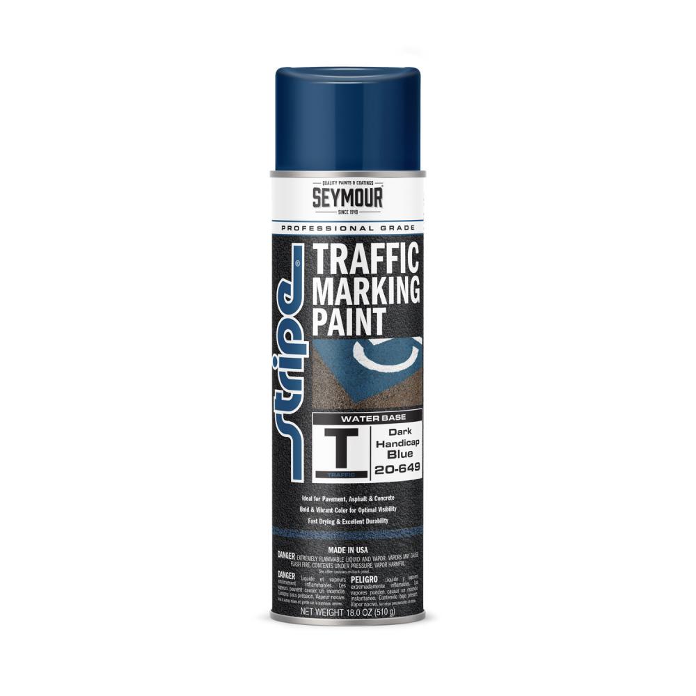 20-649 Seymour Stripe Traffic Marker Dark Handicap Blue (18 oz.)