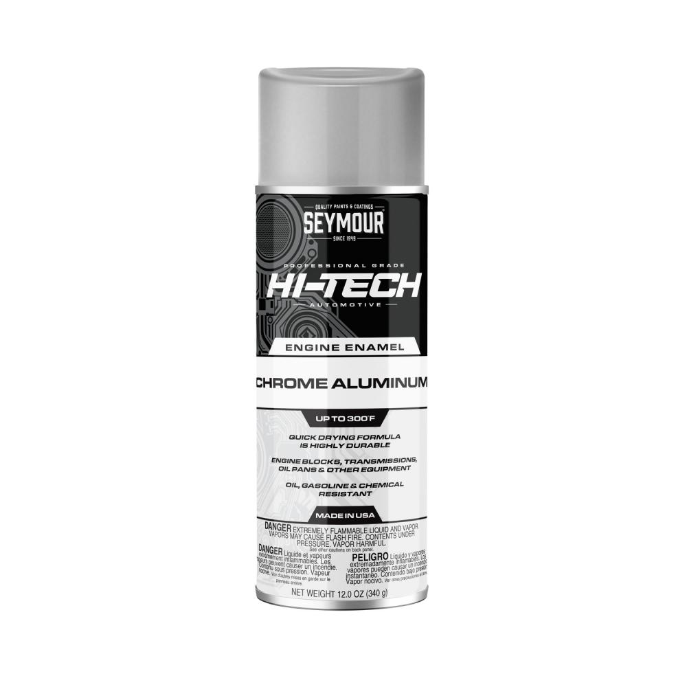Hi-Tech Engine Enamel, Chrome Aluminum (12 oz)