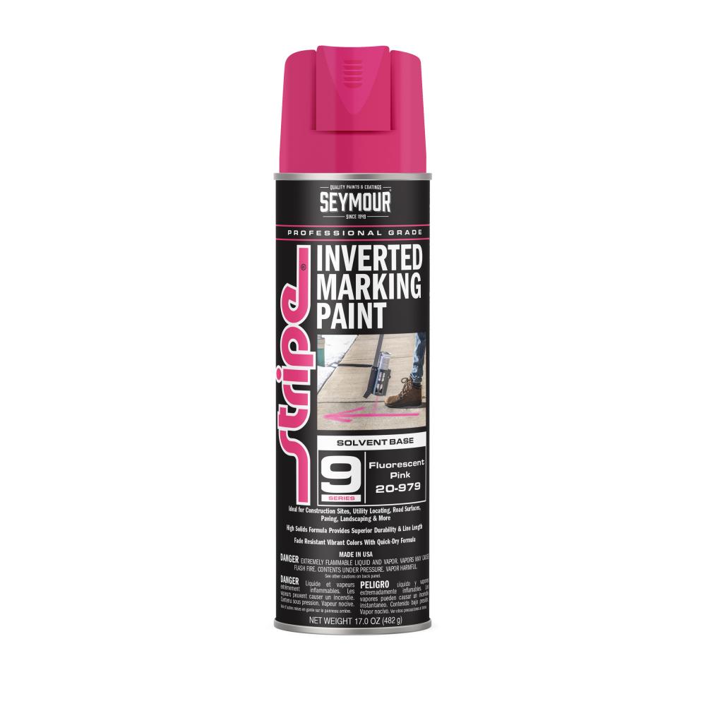 20-979 Seymour 20 oz. Stripe Solventbase, Fluorescent Pink (17 oz.)
