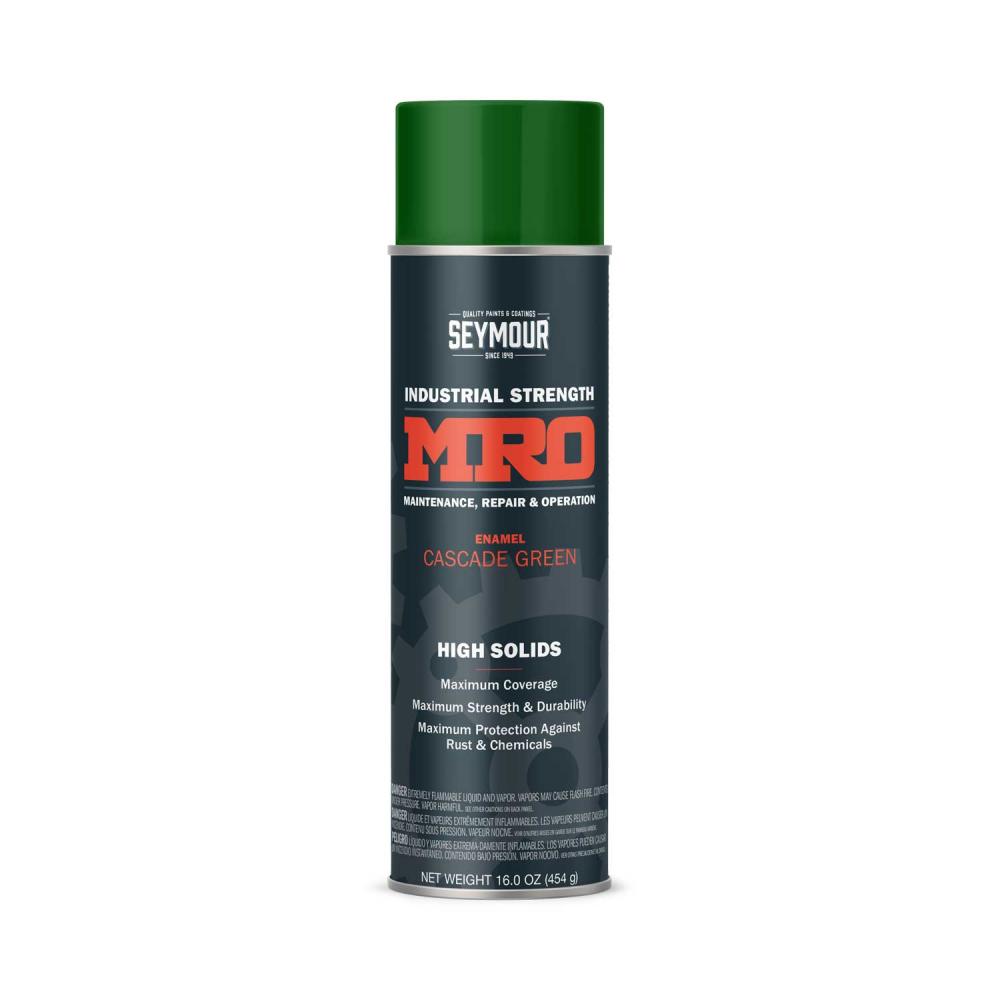 620-1448 Seymour Industrial MRO High Solid Enamel Spray Paint, Cascade Green (16 oz.)