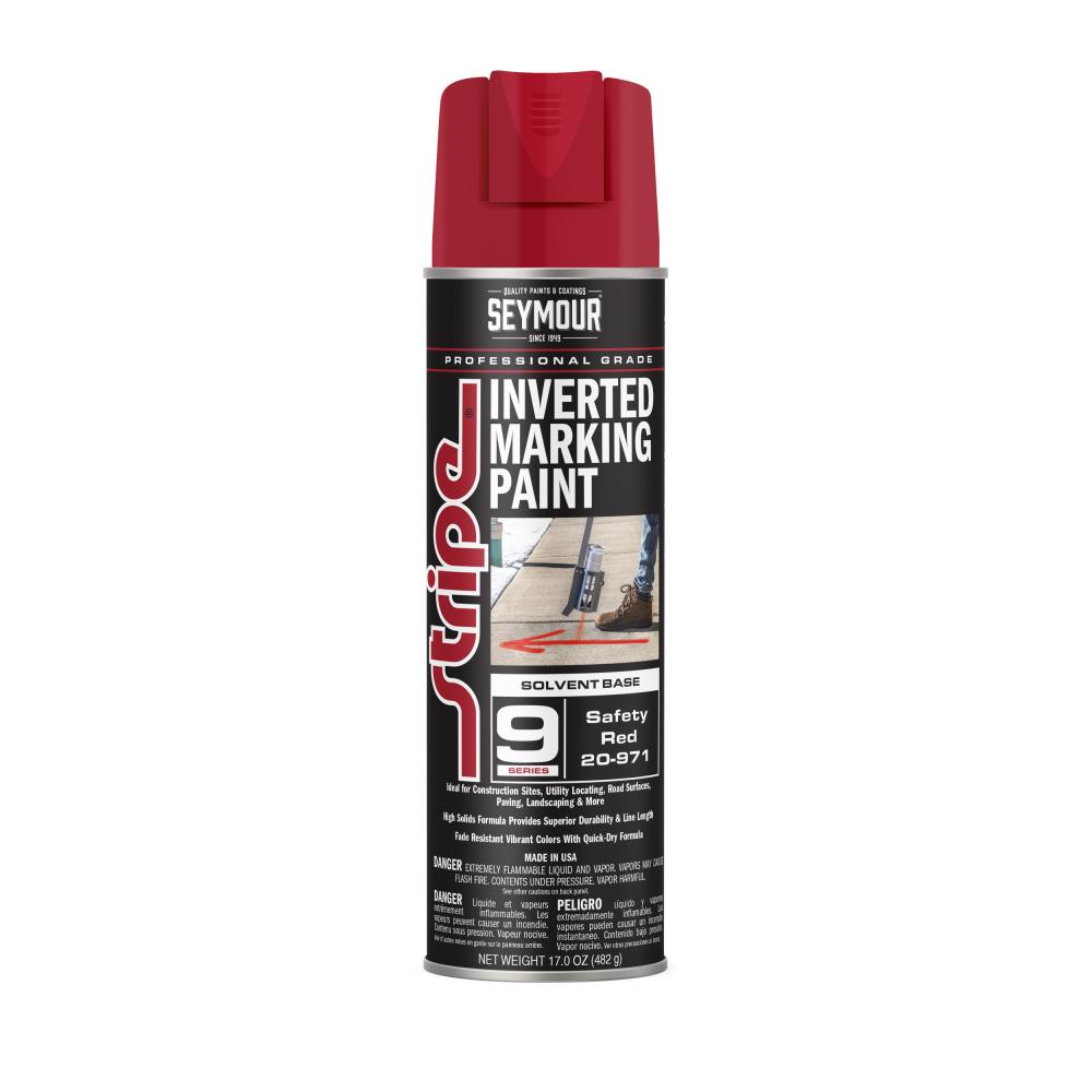 20-971 Seymour 20 oz. Stripe Solventbase, Red (17 oz.)