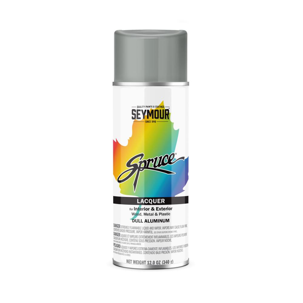 Spruce Metallic Spray Paint, Dull Aluminum (12 oz.)