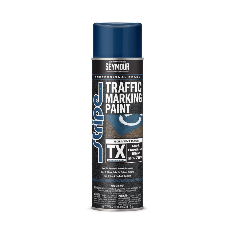 20-789 Seymour Stripe Extra Traffic Marker, Blue (18 oz.)