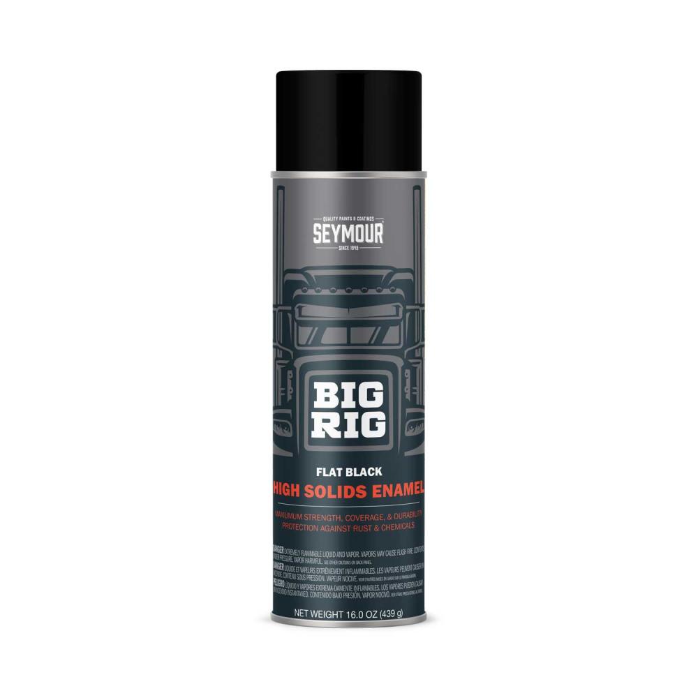 20-1633 Seymour Big Rig Professional Coatings, Flat Black (16 oz.)