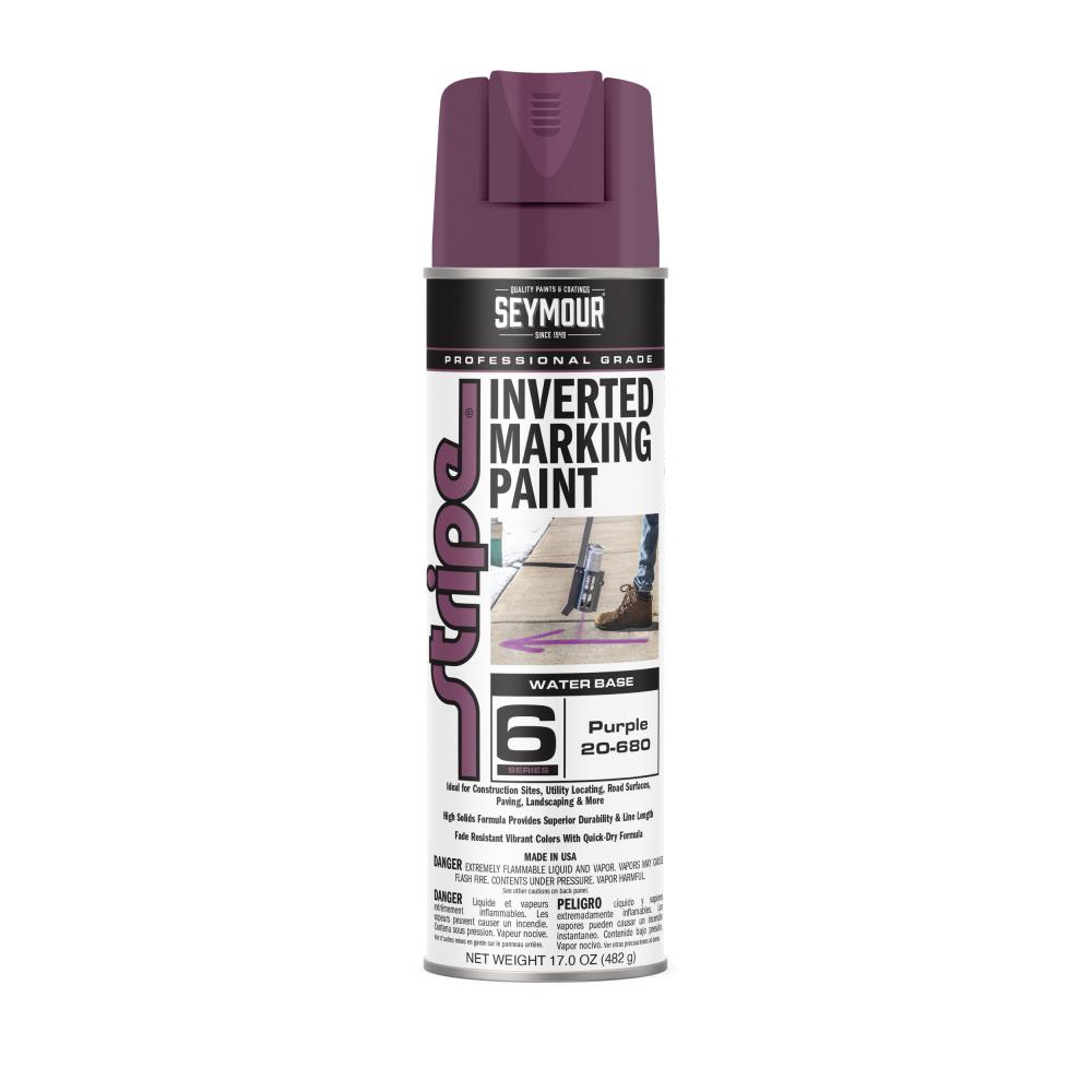 20-680 Seymour 20 oz. Water Based Marking Paint, Purple (17 oz.)