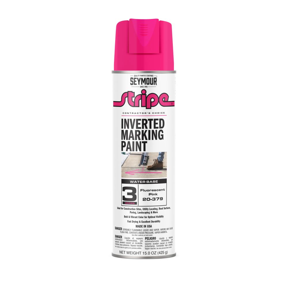 20-379 Seymour Stripe 3-Series, Pink Fluorescent (15 oz.)
