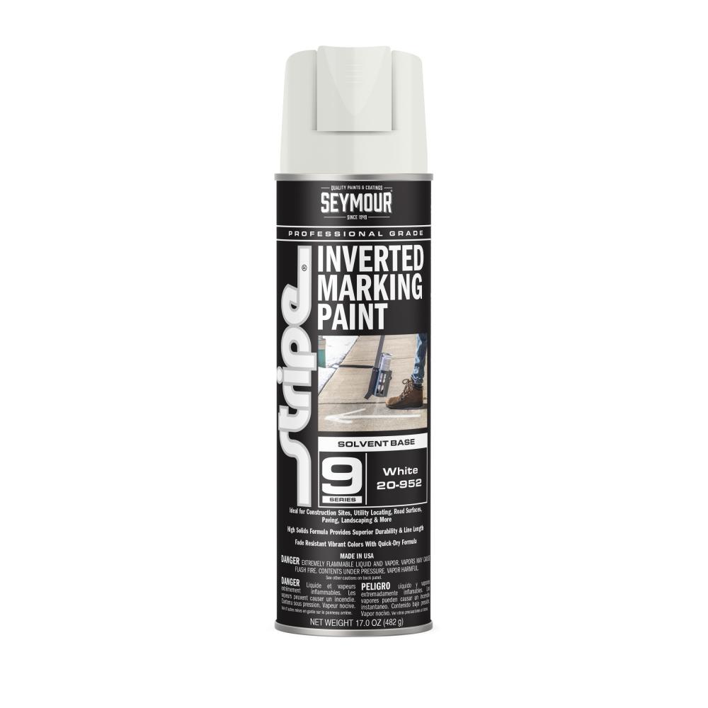 20-952 Seymour 20 oz. Stripe Solventbase, White (17 oz.)