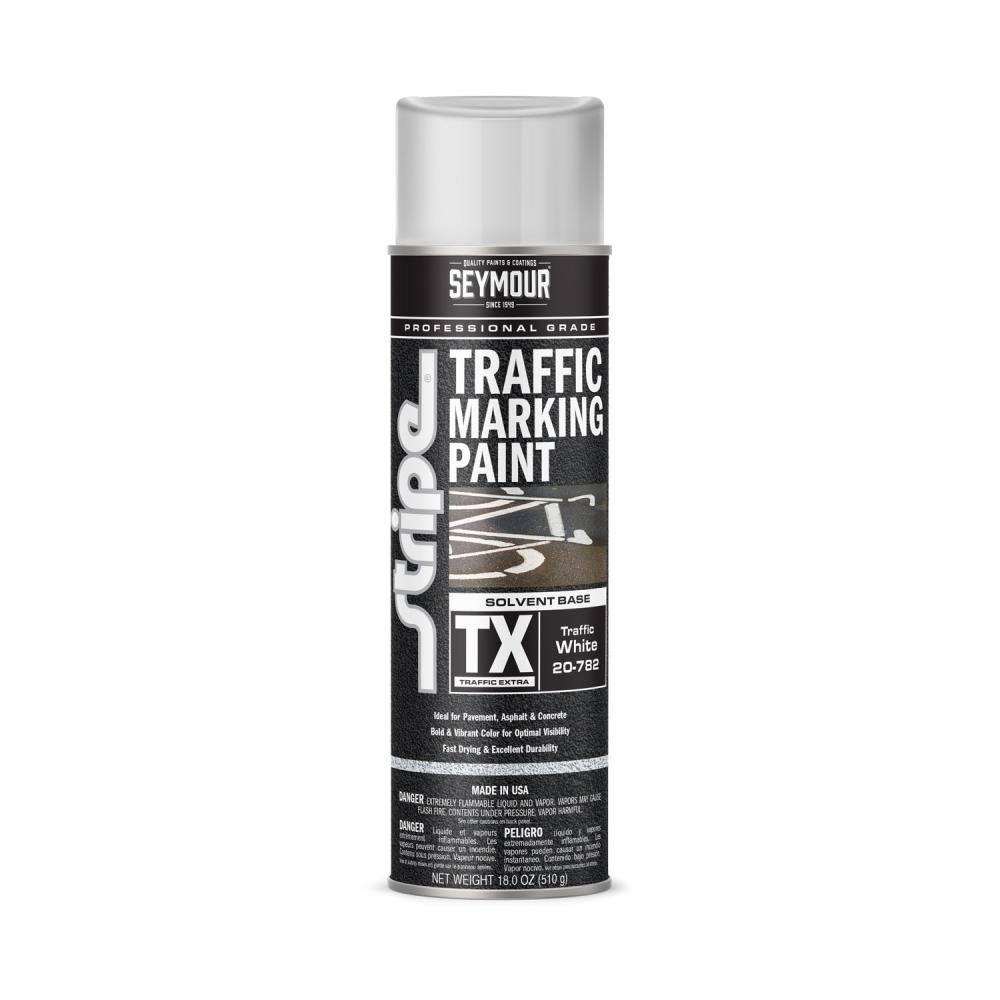 20-782 Seymour Stripe Extra Traffic Marker, White (18 oz.)