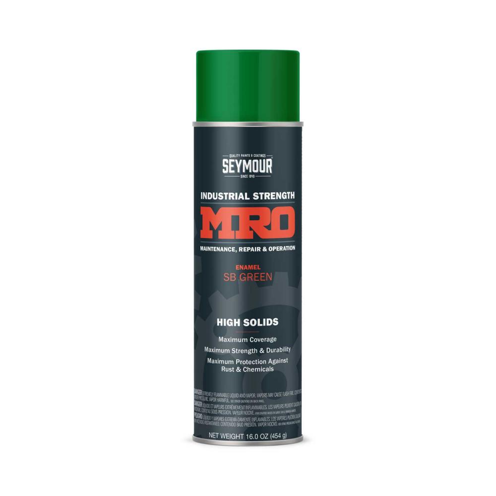 620-1437 Seymour Industrial MRO High Solid Enamel Spray Paint, SB Green (16 oz.)