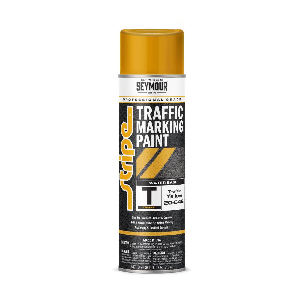 20-646 Seymour 20 Stripe Traffic Marker Yellow (18 oz.)