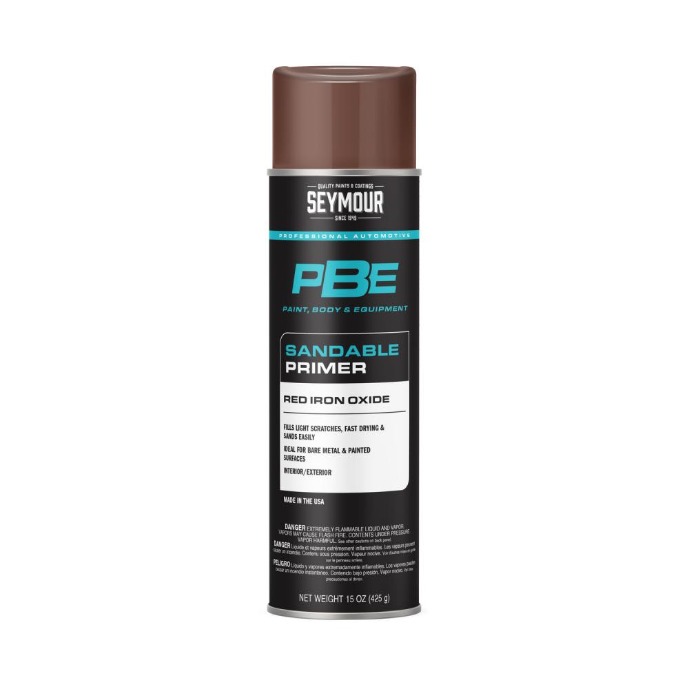 PBE Professional Primer Spray Paint, Sandable Red Iron Oxide (15 oz.)