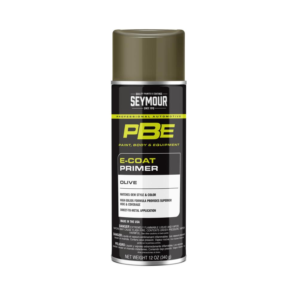 PBE E-Coats Primer Spray Paint, Olive (12 oz.)
