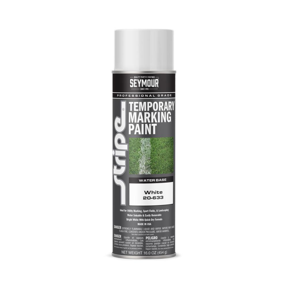 20-633 Seymour 20 oz. Stripe Inverted Tip Tempoary White (16 oz.)