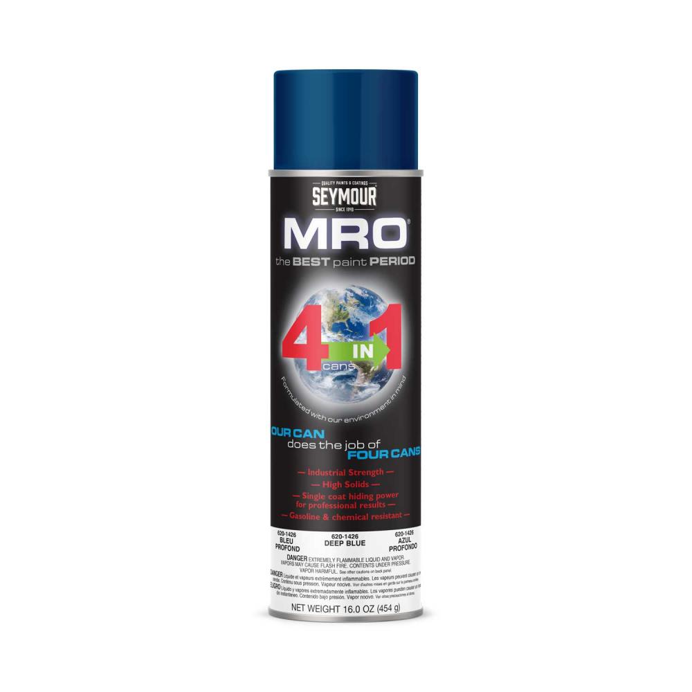 620-1426  Seymour Industrial MRO High Solid Enamel Spray Paint, Deep Blue (16 oz.)