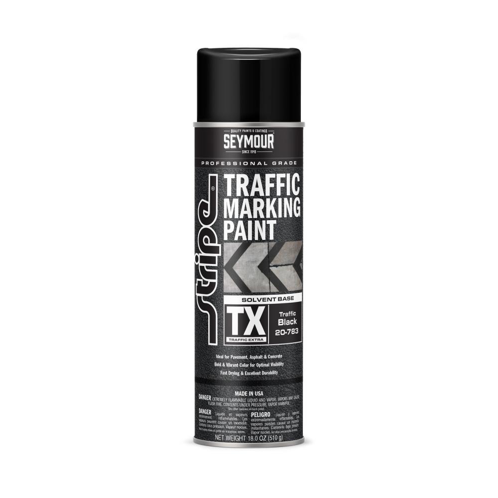 20-783 Seymour Stripe Extra Traffic Marker, Black (18 oz.)