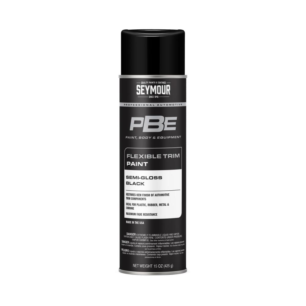 PBE Professional Trim Spray Paint, Semi-Gloss Black  (15 oz.)