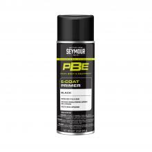 Seymour of Sycamore 0000161695 - PBE E-Coats Primer Spray Paint, Black (12 oz.)