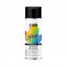 Seymour of Sycamore 0000980038 - Spruce Lacquer Spray Paint, Semi-Gloss Black (12 oz.)
