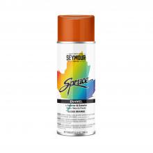 Seymour of Sycamore 0000980028 - Spruce Enamel Spray Paint, Gloss Orange (12 oz.)