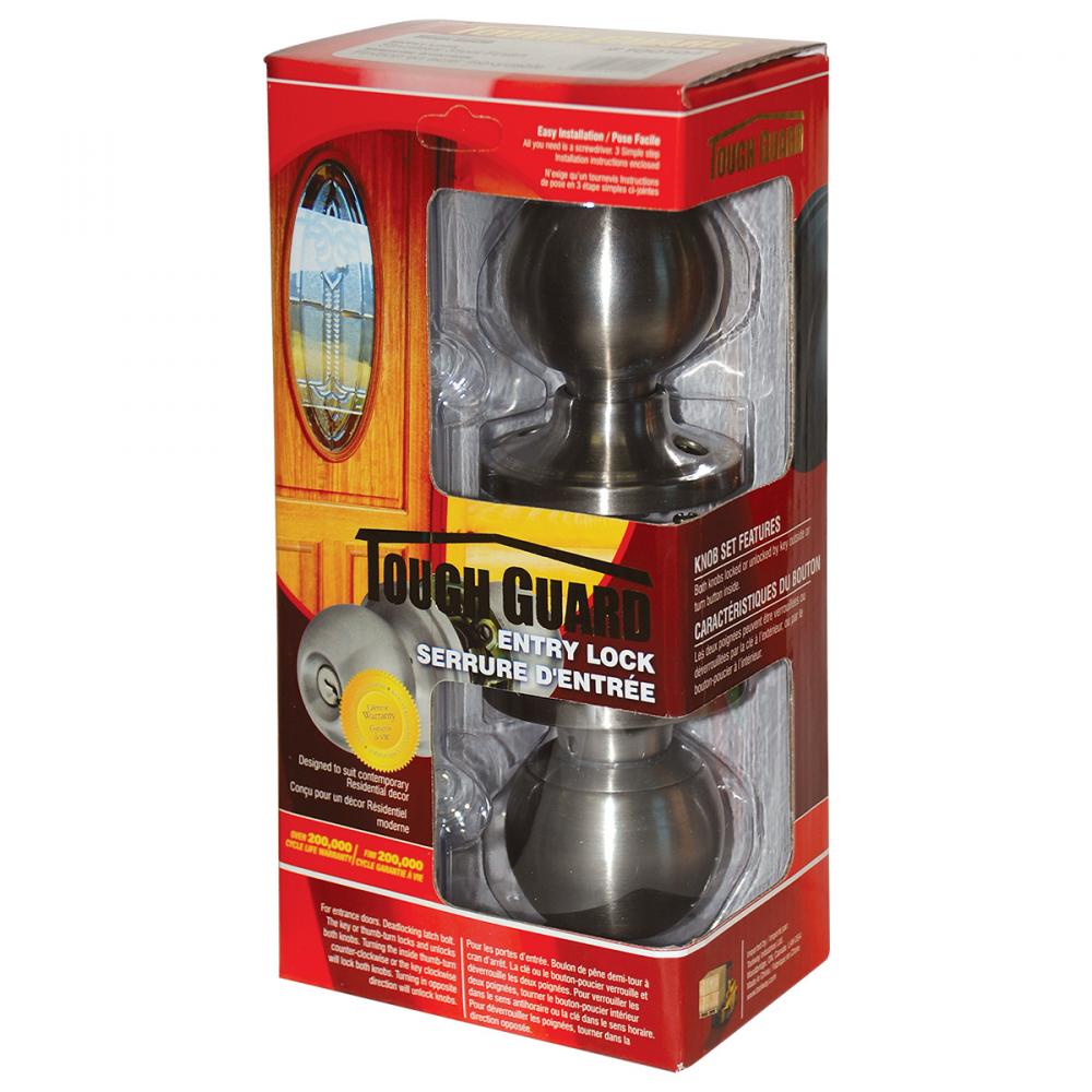 Door Lock Knob Entry Stainless Steel