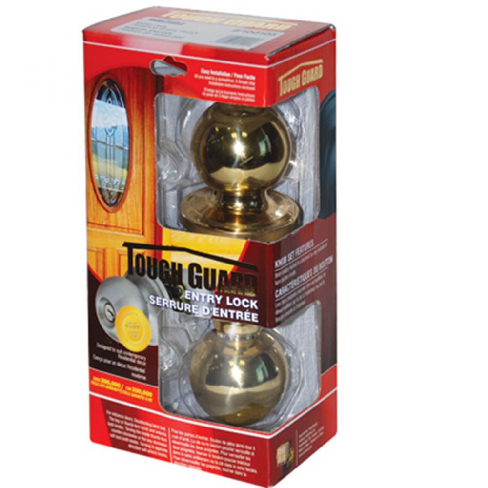 Door Lock Knob Entry Black