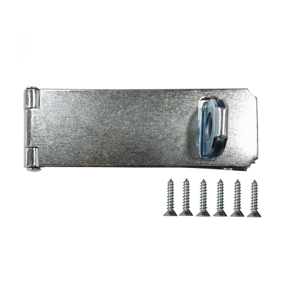 4½in Hasp Steel [Zp] 1PC/Bag with UPC Label