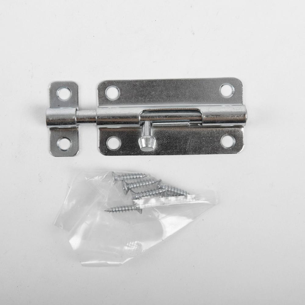 Light Type Door Bolt Steel 4in [Zp] 1PC/Bag with UPC Label