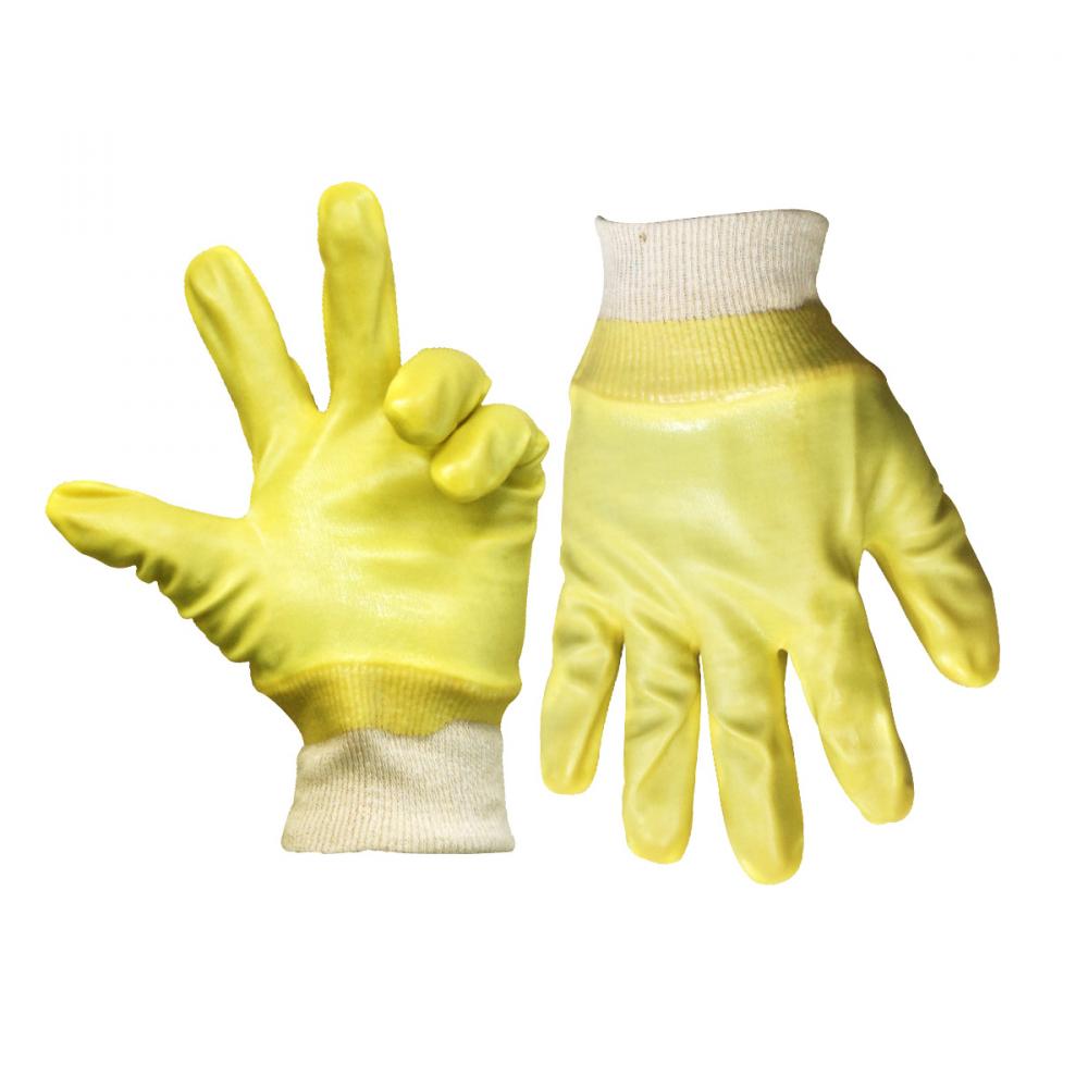 1dz. Heavy Duty PVC Gloves Knitted Cuff (OSFA)