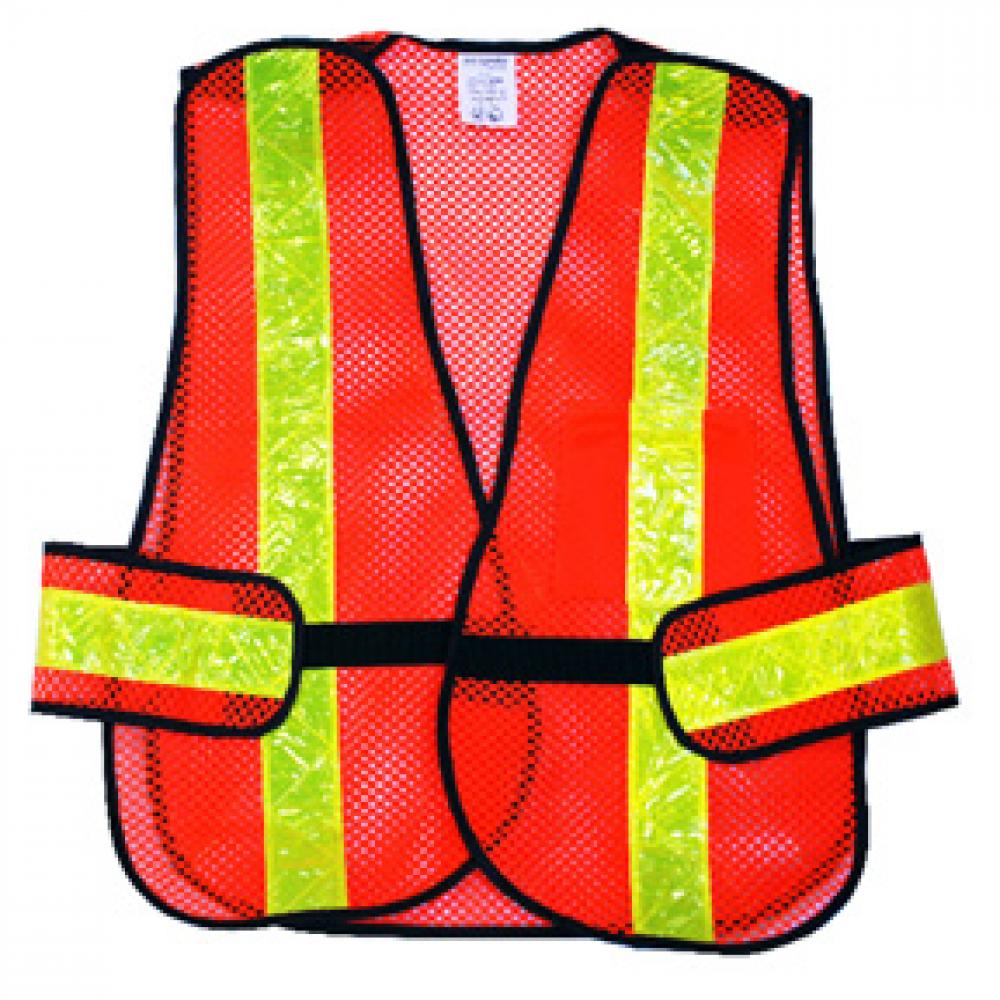 Safety Vest 5-point Tear-Away Hi-Vis Orange (OSFA)