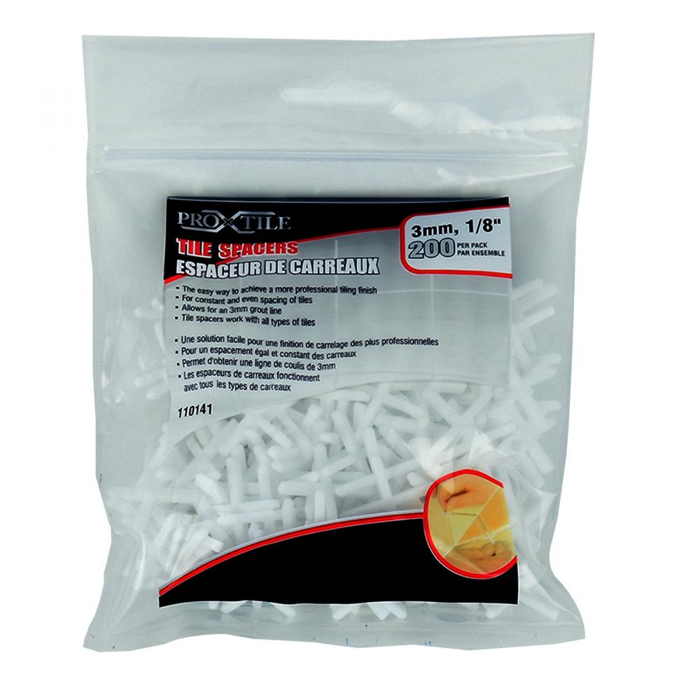 Tile Spacers 3mm (1/8in) 200PC