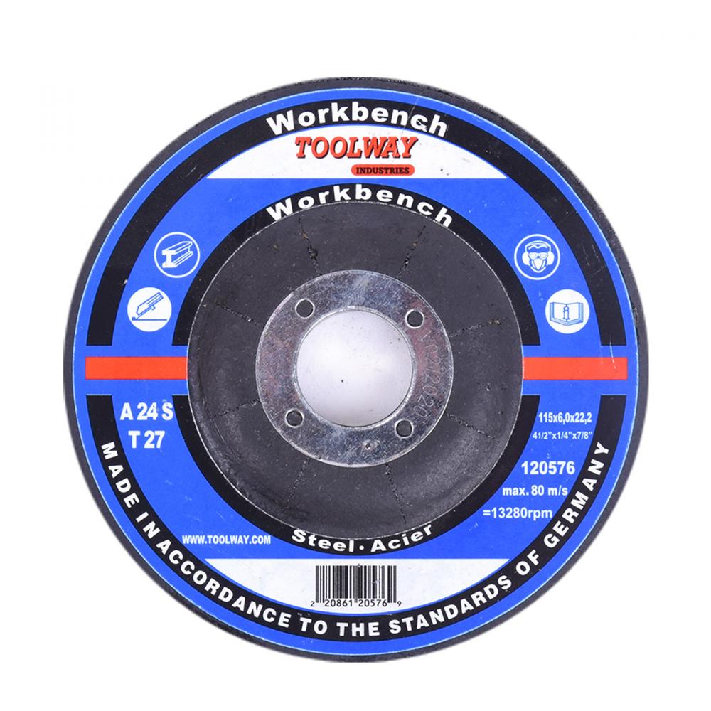 Cut-Off Wheel Depress Centre Abrasive 4½in x ¼in x 7/8in Metal