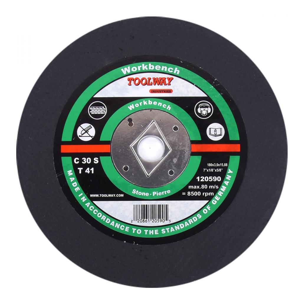 Cut-Off Wheel Reinforced Abrasive 7in x 1/8in x  5/8in Concrete