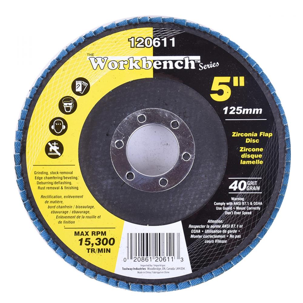 Flap Disc 5in Zirconia 40Grit